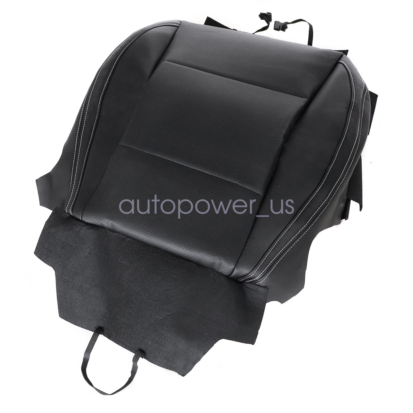 Perforated For 2015-2017 Subaru Outback Driver Leather Bottom Seat Cover Black