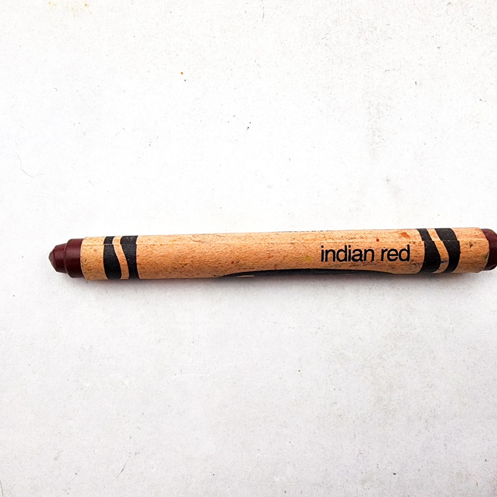 Vintage Binney & Smith Crayola Indian Red Crayon Replacement