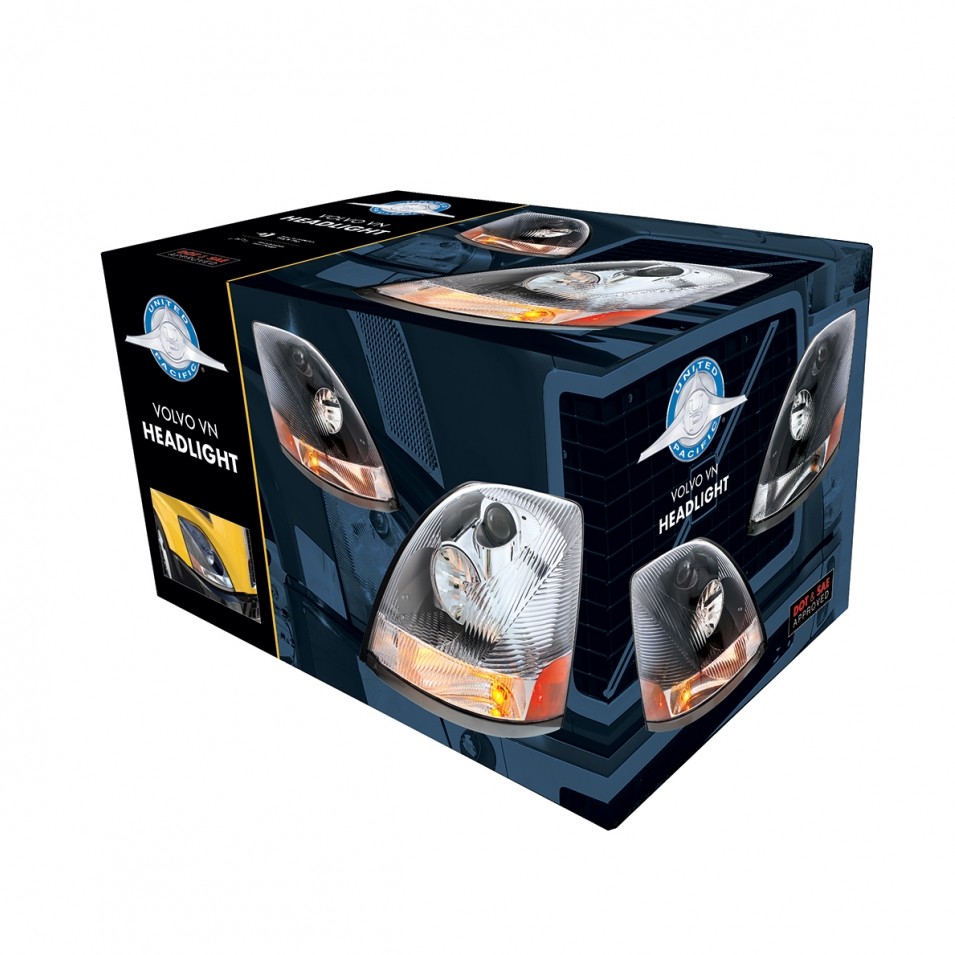 Headlight Made for 2004 Volvo VN - Passenger