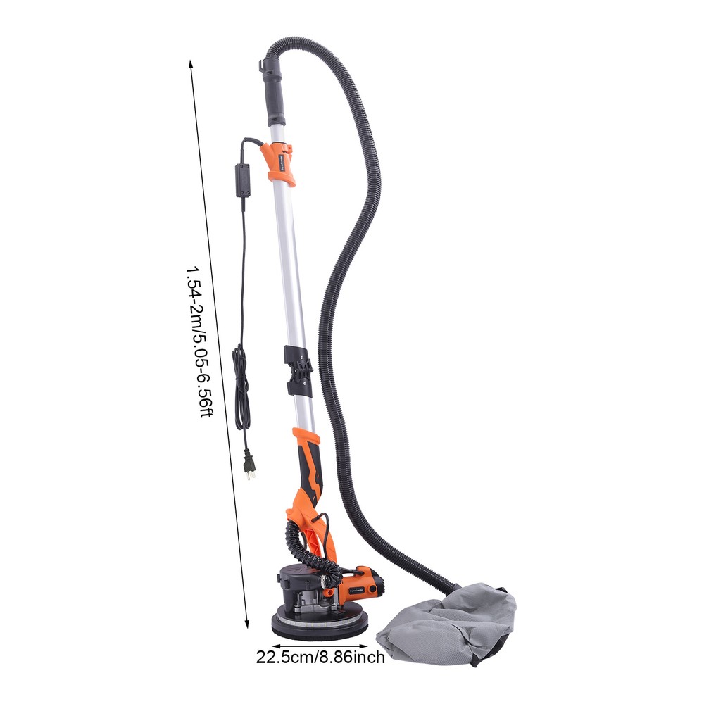 Electric Ceiling Wall Sander Electric Dustless Drywall Sanding Machine Variable