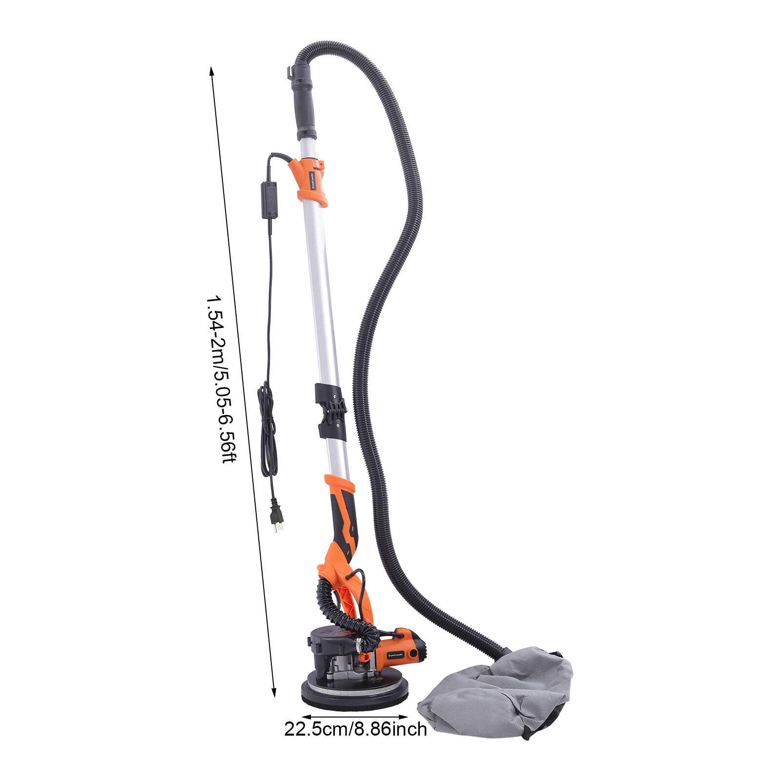 Electric Ceiling Wall Sander with Dust Collection, Variable Speed Drywall Sander