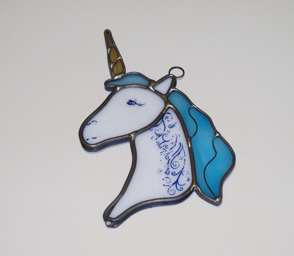 Stained Glass Unicorn
