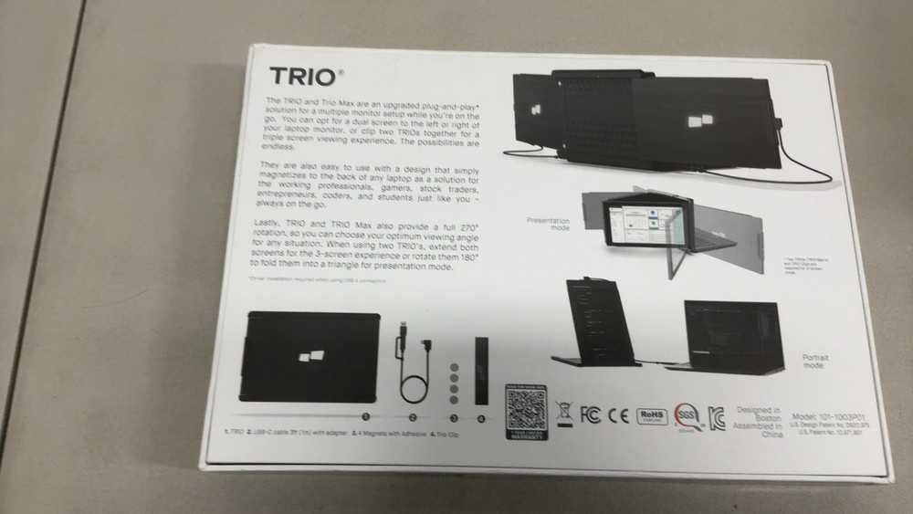 Trio Slide Out Display Adapter for Laptops