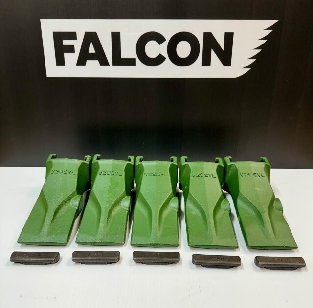 5-pk FITS V29SYL V29 29SYL V Style Bucket Digging Teeth W/ 29PN V29PN Flex Pins