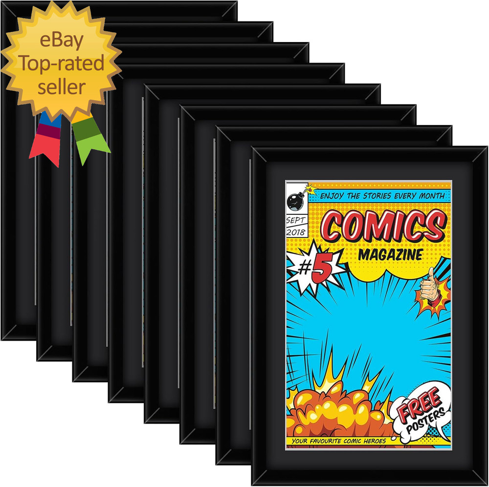 8 Pack Comic Book Frame UV Protection Comic Picture Magazine Frames Fits Current