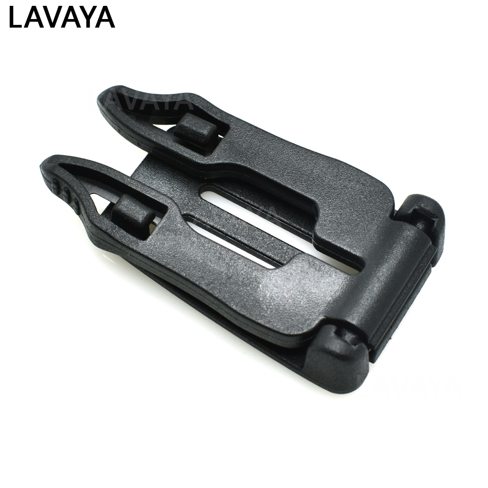 Black Multi Molle Tactical Adjustable Foldable EDC Clip Buckle Connect Lock