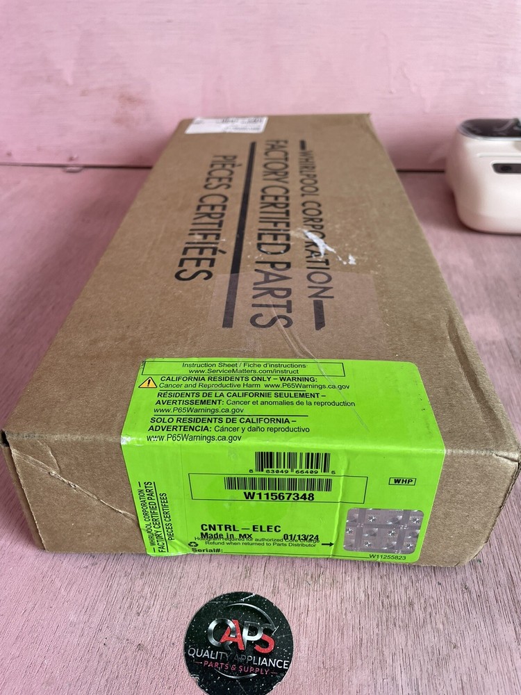 W11567348 Whirlpool Range Electric Control Board