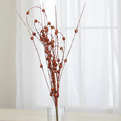 Factory Direct Craft Copper Glittered Loop Spray