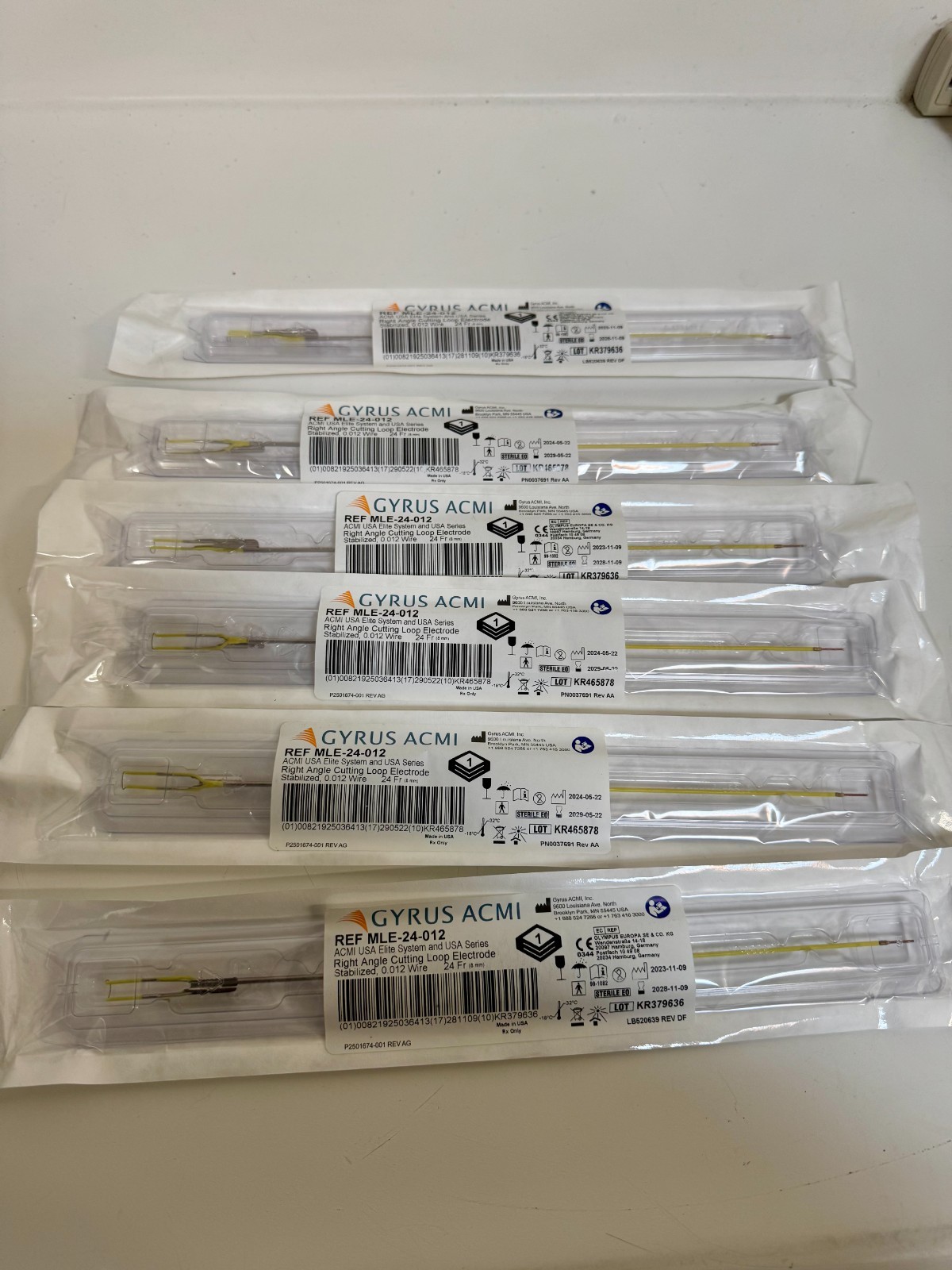 GRYUS ACMI MLE-24-012 Right Angle Cutting Loop Electrode 0.012 Wire 24FR