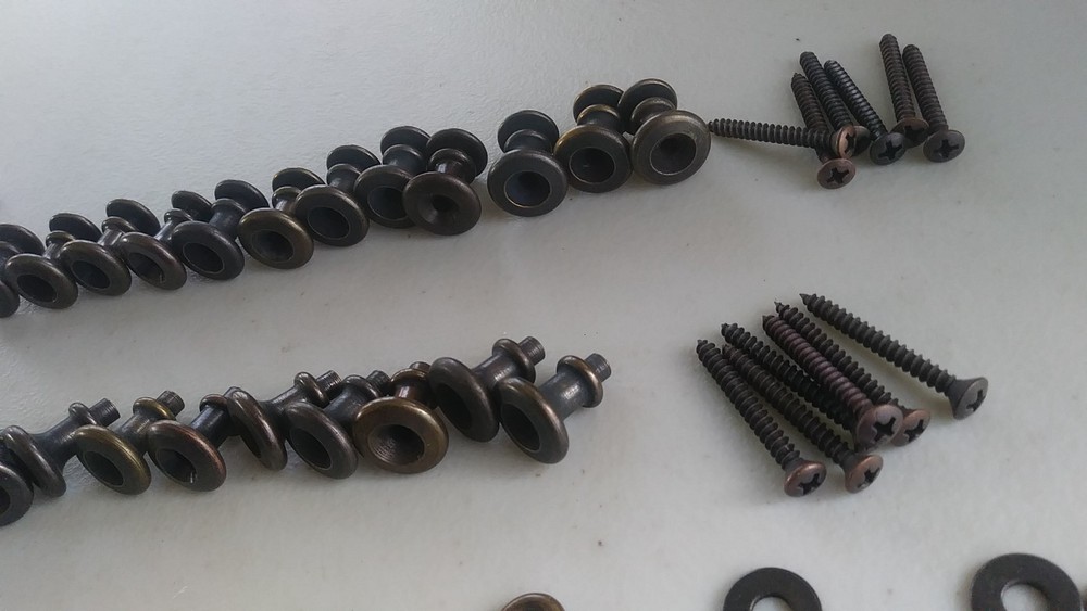 Vintage Window Shutter Hardware - Hook & Knob Set. 12 sets . 449