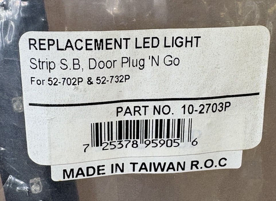 SHOW CHROME 10-2703P Clear LED Strip Saddlebag Door Plug N Go 52-732P GL1800