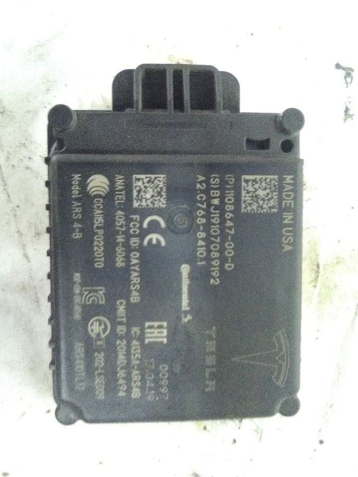 2019 Tesla 3 Camera Front Radar Distance Control, 110864700D