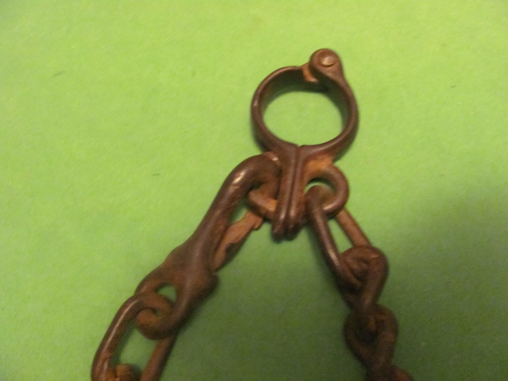 Antique/Vintage Animals Iron Chain Shackles.