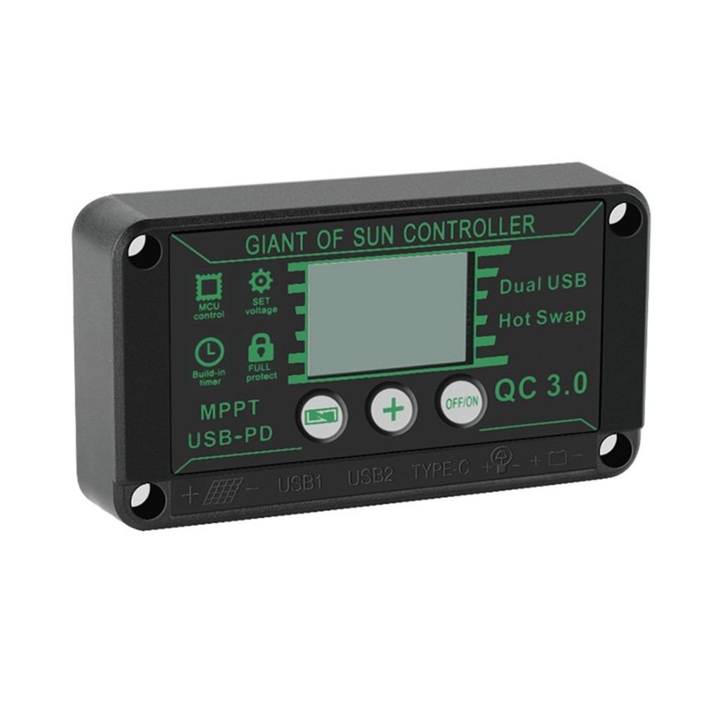 A A Black MPPT Charge Controller Battery Voltage Efficient And Reliable