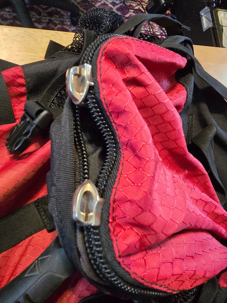 Eddie Bauer Trail Backpack Red and Black