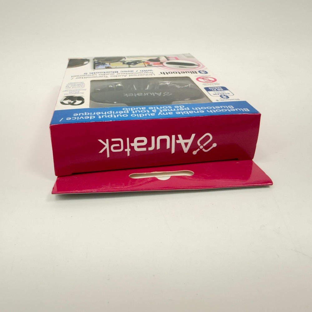 Aluratek Universal Audio Transmitter Instant Bluetooth ABT05F New in Box