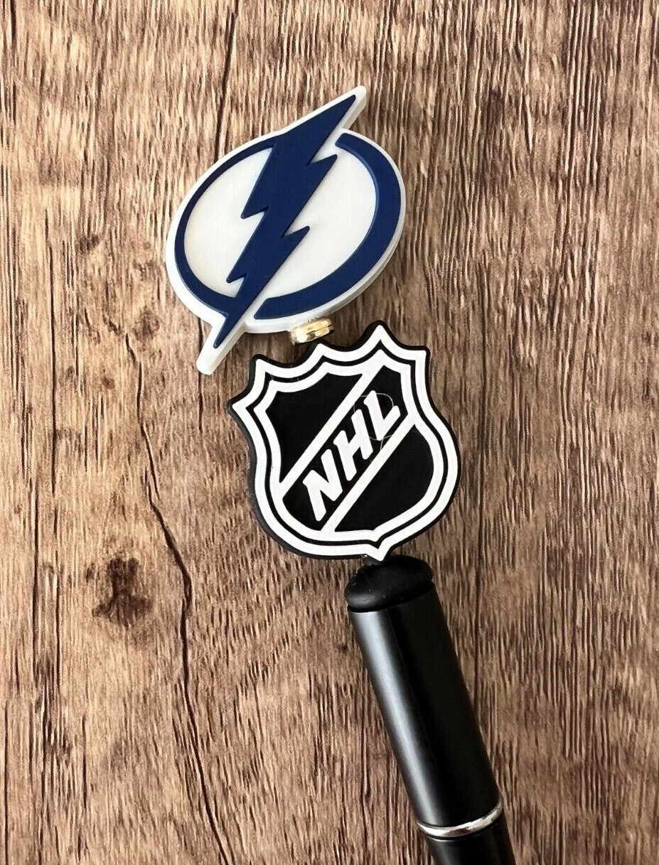 Handmade beaded pens. Hockey. Collect, gifts, gift basket filler, party