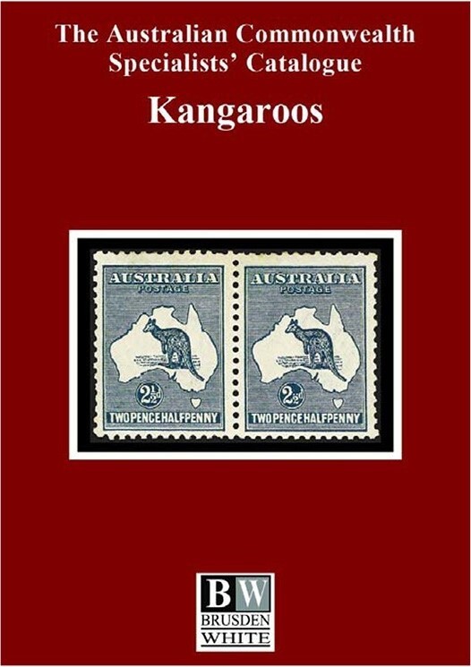 Brusden White 2025 The ACSC BW Kangaroos Stamps Catalogue A4