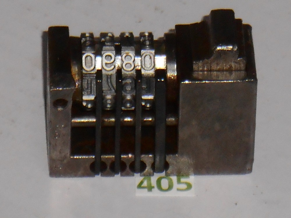 WMA | Reverse letterpress numbering machine | 405