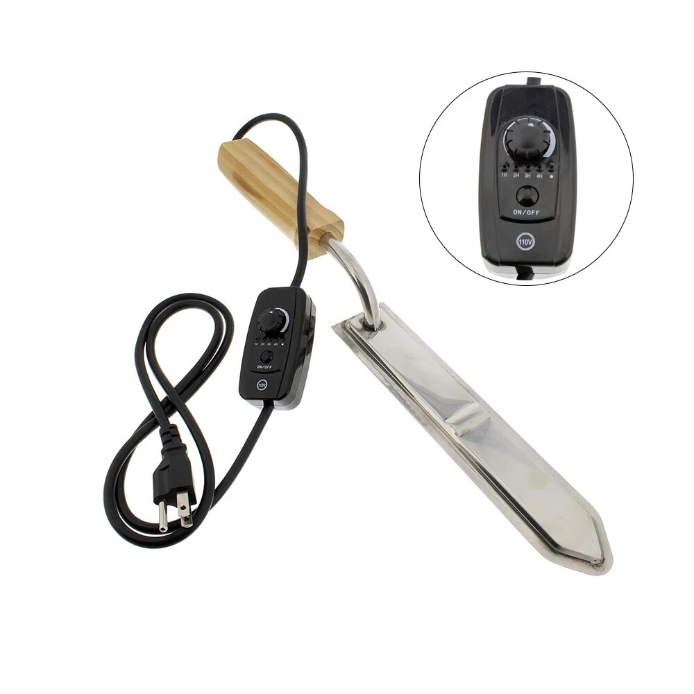 Heating Electric Bee Honey Knife Cutter Temperature Control Uncapping Scraper