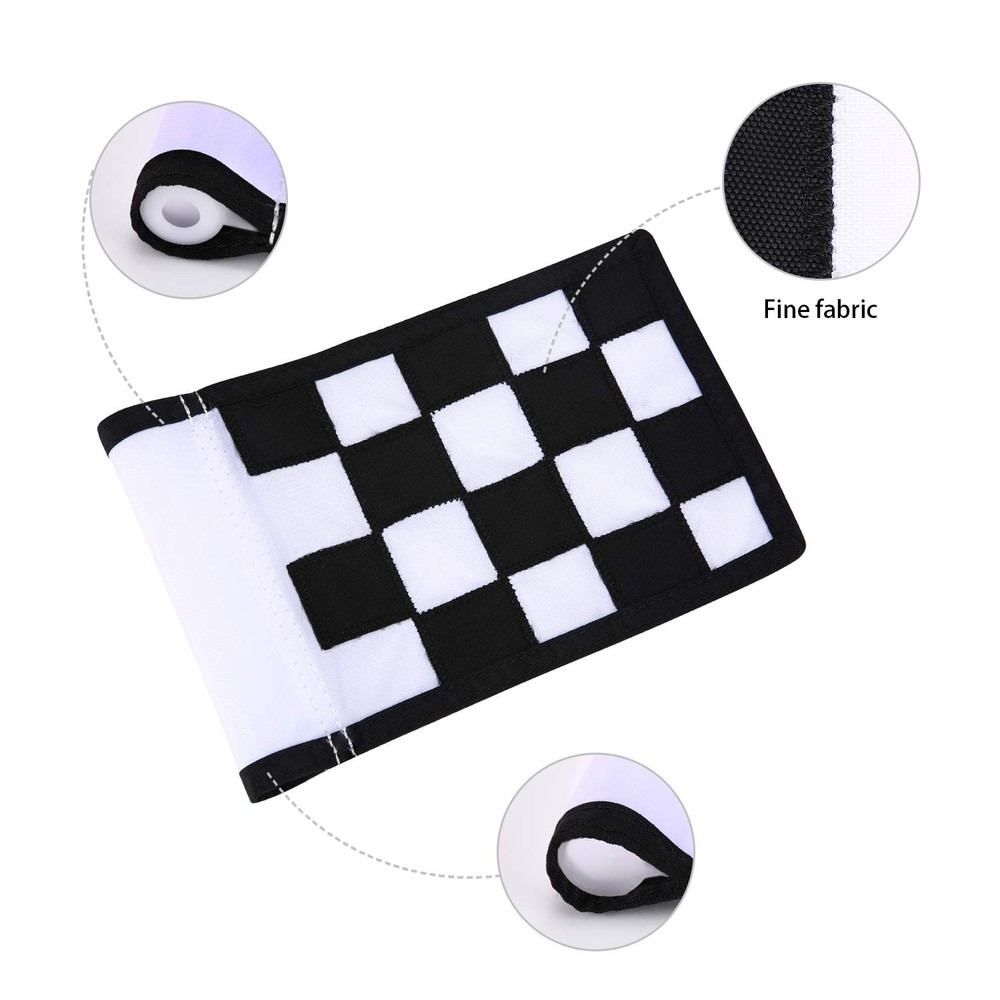 Golf Flag, Green Putting Green Flag,Solid Nylon and Checkered Training Flags ...
