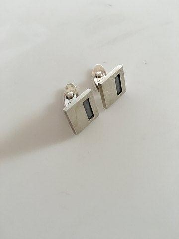 N.E. From Sterling Silver Cuff Links