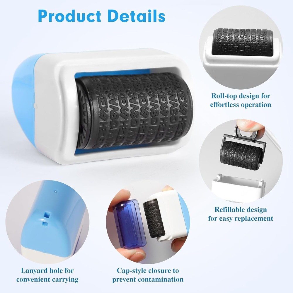 Privacy Roller Stamp 2 Pack Identity Protection