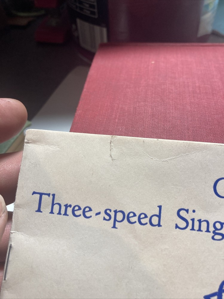 Garrard three speed single record Playing Unit Instructions Model TA And T B3f2