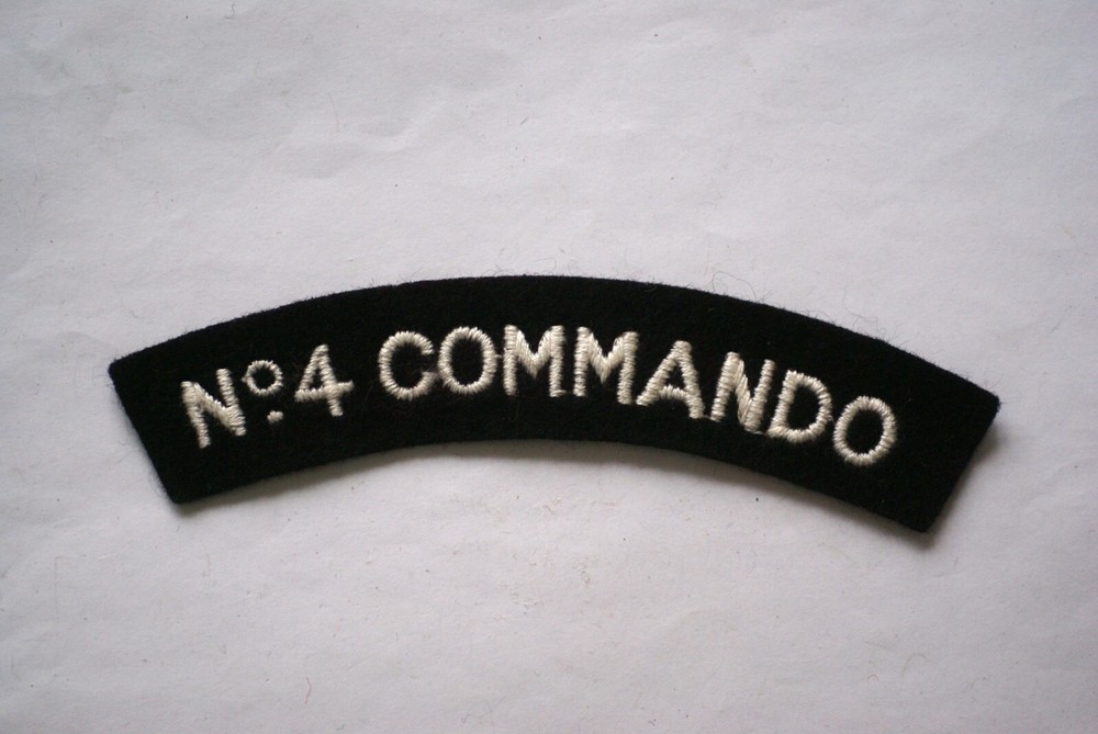 British Army No 4 Commando shoulder title