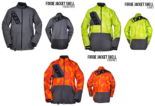 509 Forge Snowmobile Waterproof Insulated Winter Snow Jacket Shell