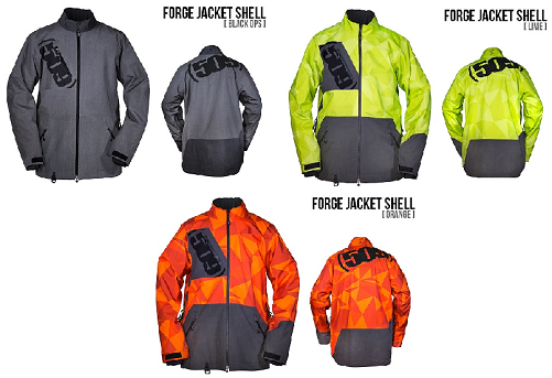 509 Forge Snowmobile Waterproof Insulated Winter Snow Jacket Shell