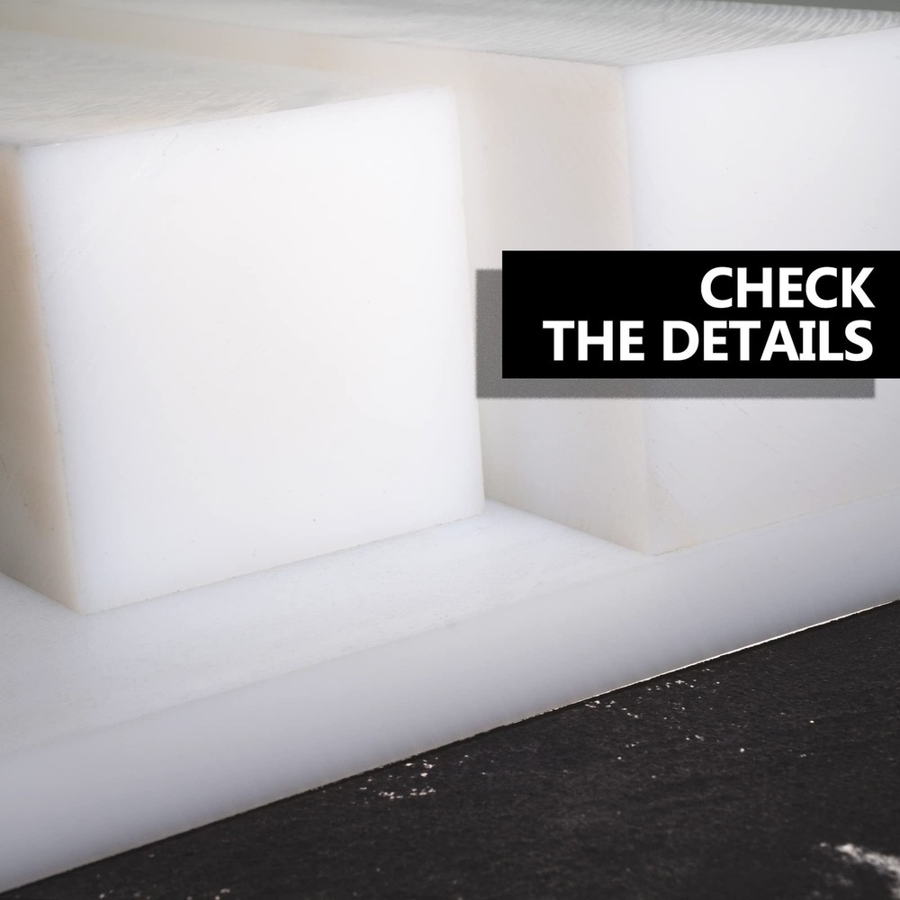 UHMW Tapping Block Ultra High Molecular Weight Polyethylene Rectangular Solid...