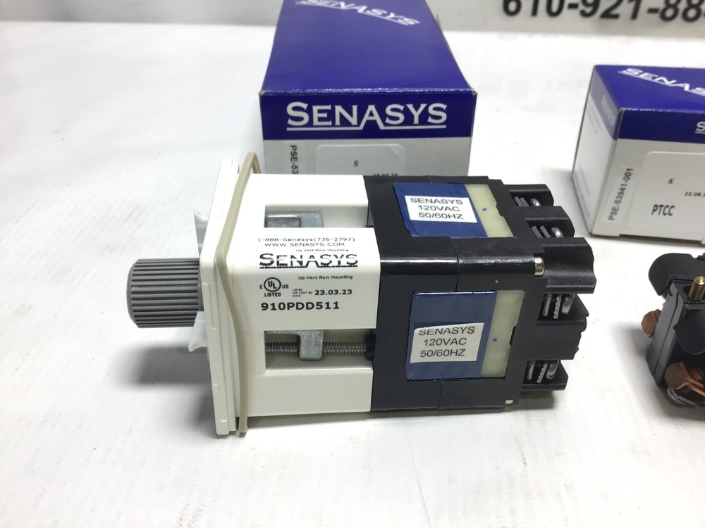 Senasys 910PDD511 Operator Indicator Selector Switch 120VAC 50/60Hz