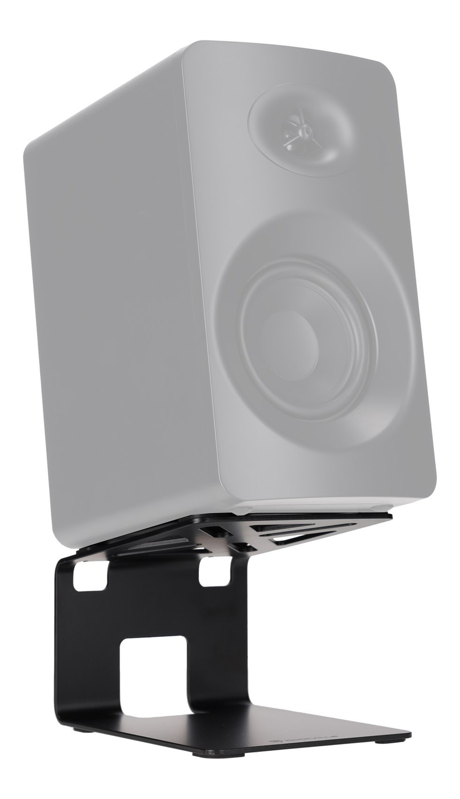 Pair Rockville SR4 Speaker Riser Stands For 4" Desktop Speakers or Monitors