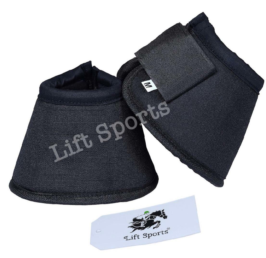 Horse Bell Boots Over Reach No Turn Bell Wrap All sizes Tack Protection Equine