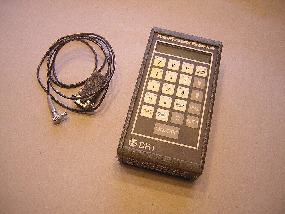 KRAUTKRAMER BRANSON DR1 DATA RECORDER, INPUT CABLE, MANUAL