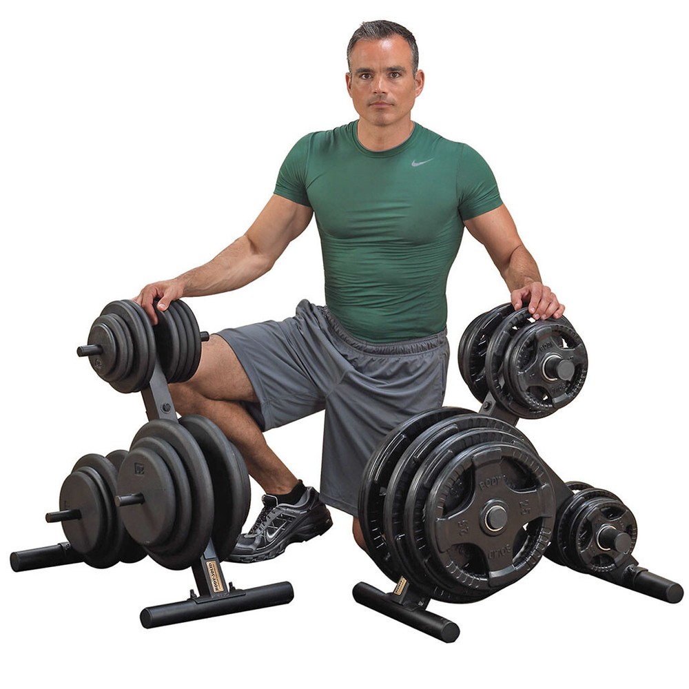 Body-Solid EZ-Load Weight Tree for Standard Weight Plates