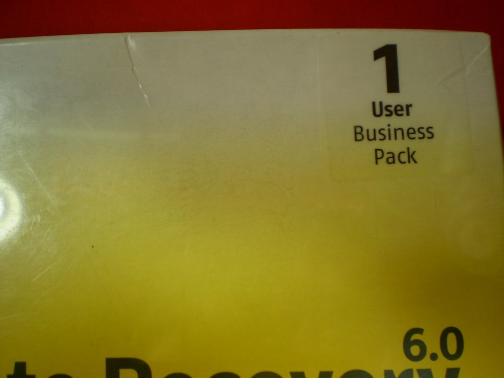 SYMANTEC BACKUP DATA RECOVERY SOFTWARE PC LIVESTATE ADVANCED SERVER V6 1 USER
