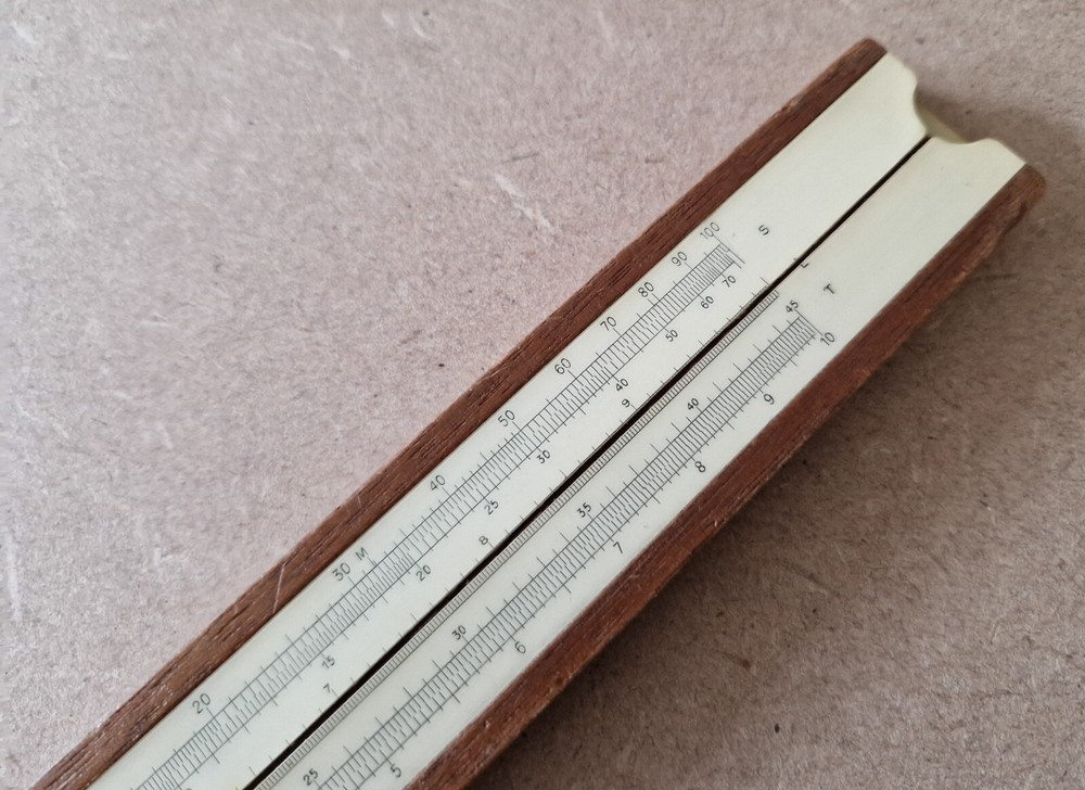 Vintage Simplon Bilateral 413308 Engineering Slide Rule