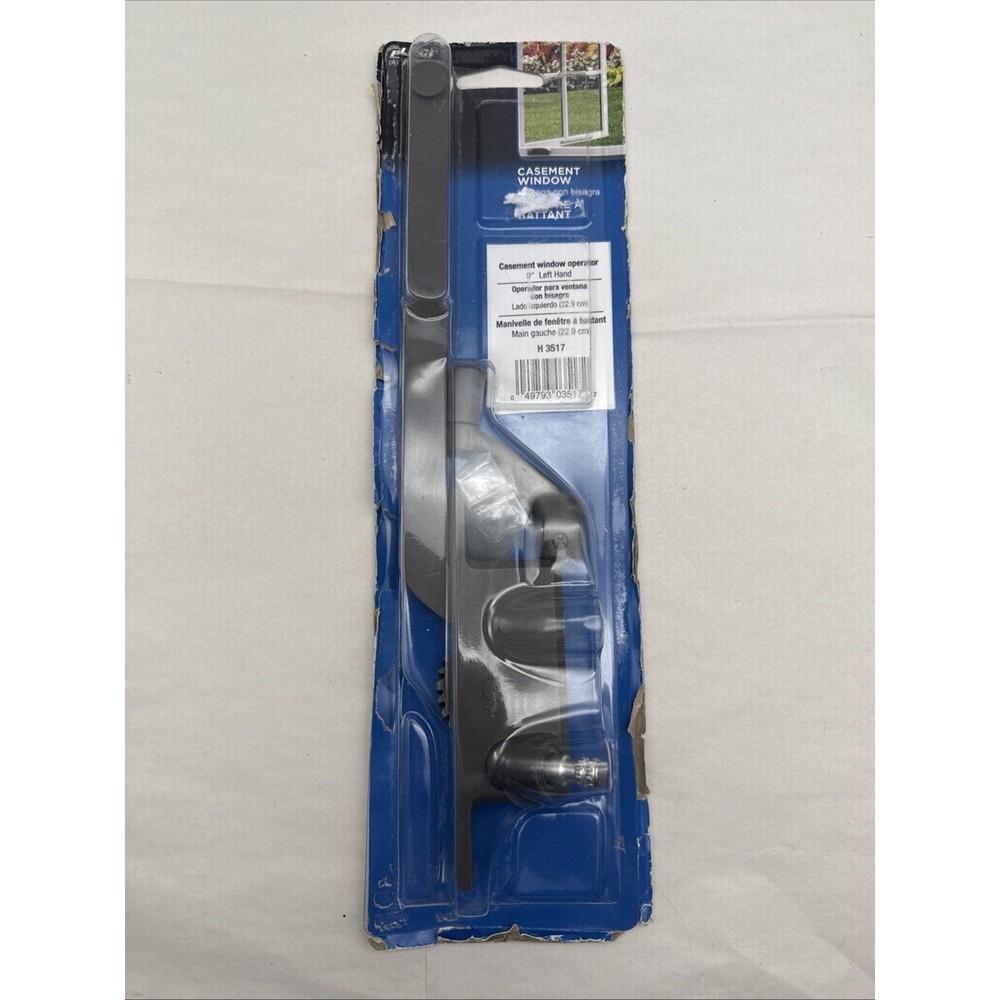 H3517 PLPCI Window Casement Operator 9" Left Hand Square Type *READ description