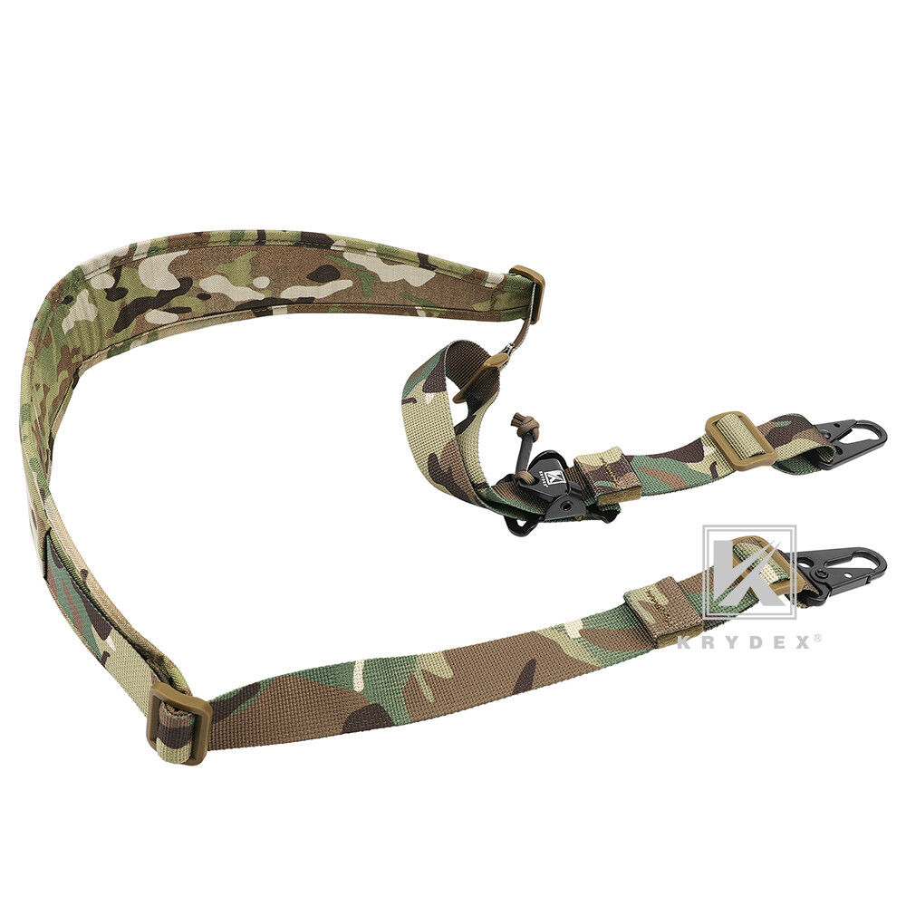 KRYDEX Tactical Sling 2 / 1 Point Shoulder Strap Padded Shooting Sling