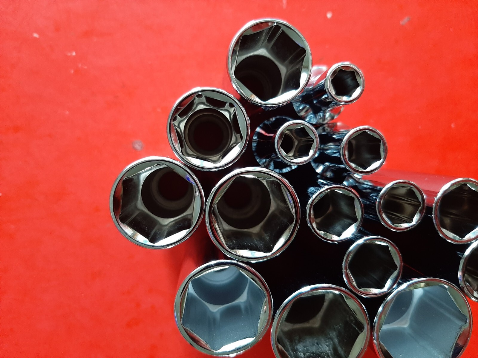 NEW Craftsman Tools 15 Piece Deep 3/8" METRIC MM 6 Point Socket Set 6-19mm +21mm