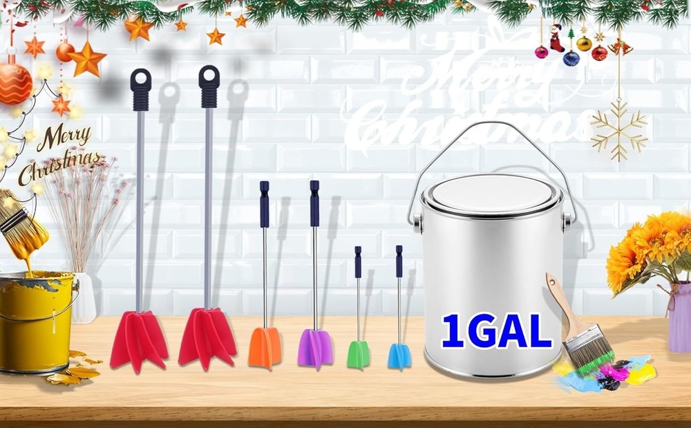High-Quality 6 Pack Paint & Epoxy Mixer for Drill - Time-Saving Mixing Solution