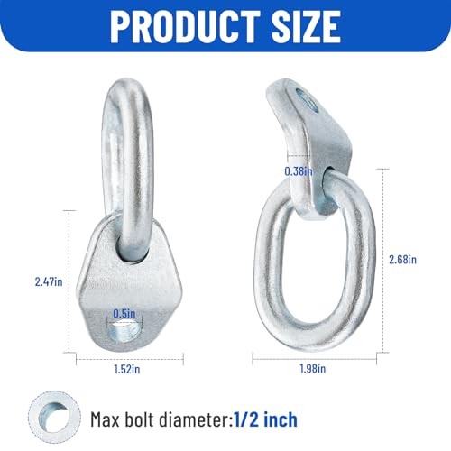 7100 Lifting Bracket Set 17700 lb Engine Lift Bracket, Forging Process, 2 Pack