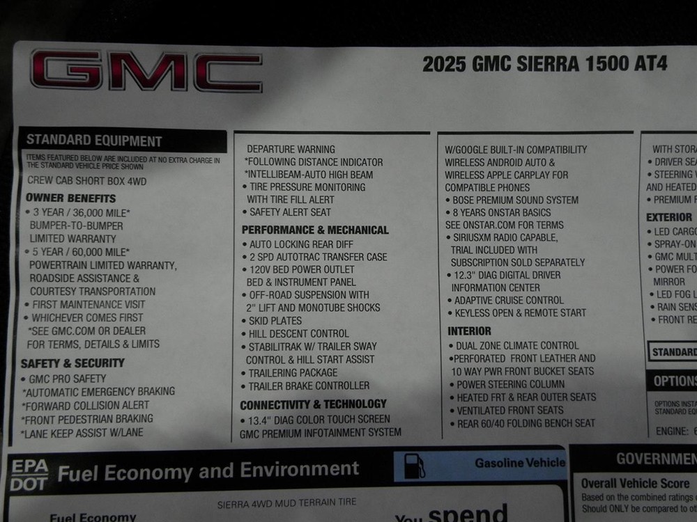 GMC Sierra 1500 Pickup 2024-2025 Video Processing Camera Control Module 083