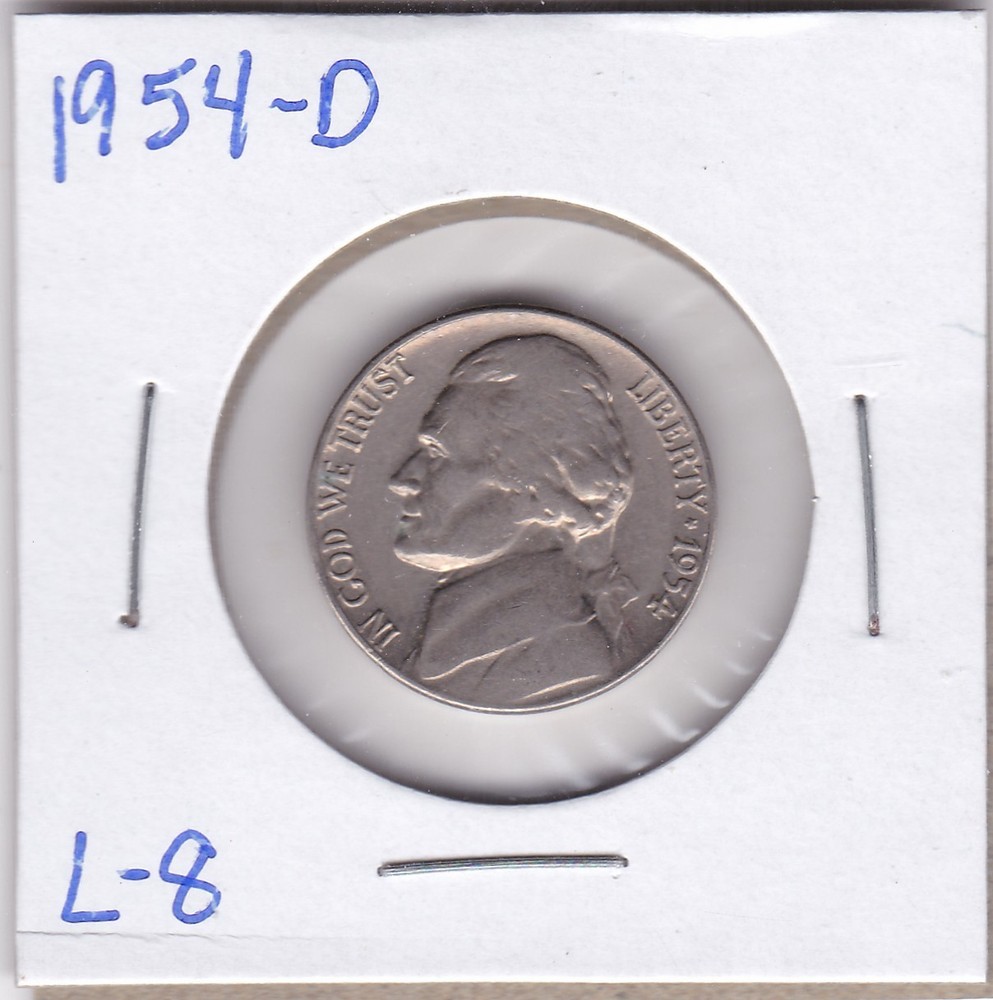 1954-D Jefferson Nickel L8