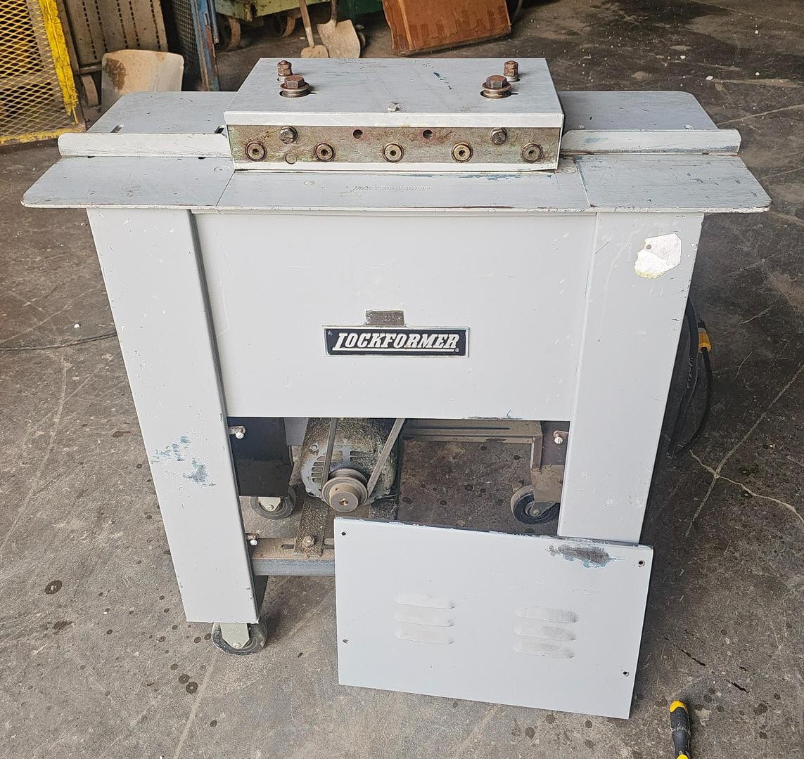 20 Ga. Lockformer Pittsburgh Roll Cleat Former Machine, Right Angle Flange