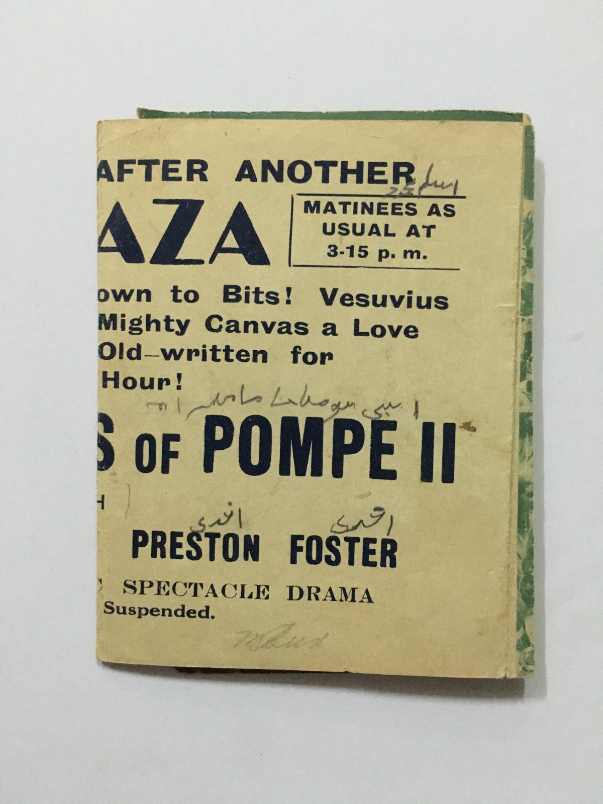 1935 Hollywood Movie Herald THE LAST DAYS OF POMPEII. Preston Foster, Basil Rath