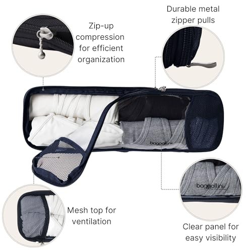 Long Compression Cube - Lightweight Compression Packing One Size French Navy