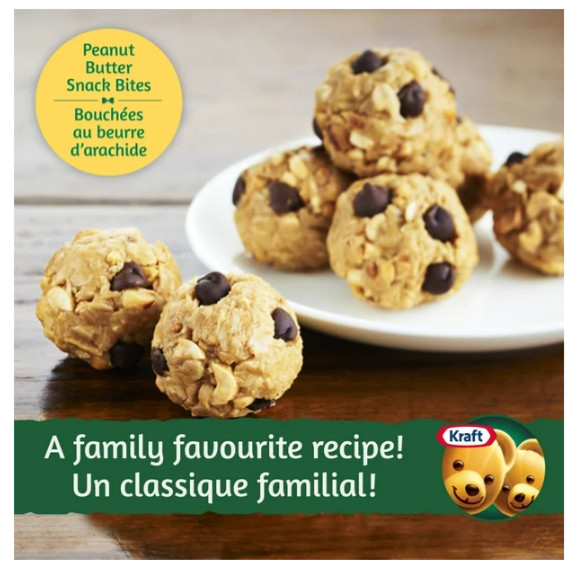 Kraft Only Peanuts All Natural Smooth Peanut Butter, 750g (2 Pack)